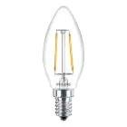 Philips Corepro LED Kerze E14 Fadenlampe Klar 2W 250lm – 827 – Extra Warmweiß | Ersatz für 25W